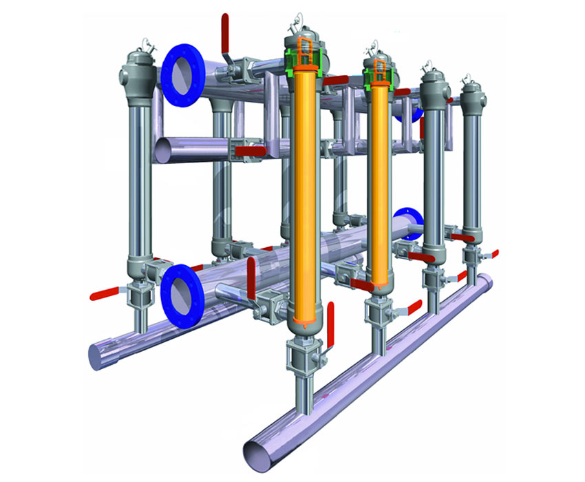 Multiple-Barrel Pressure Filter