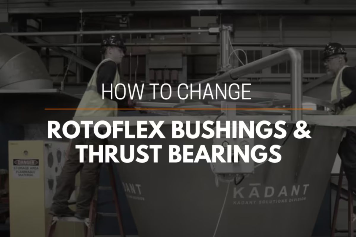 How To Change the Bushings and Thrust Bearings for the RotoFlex™  Resource Recovery Strainer