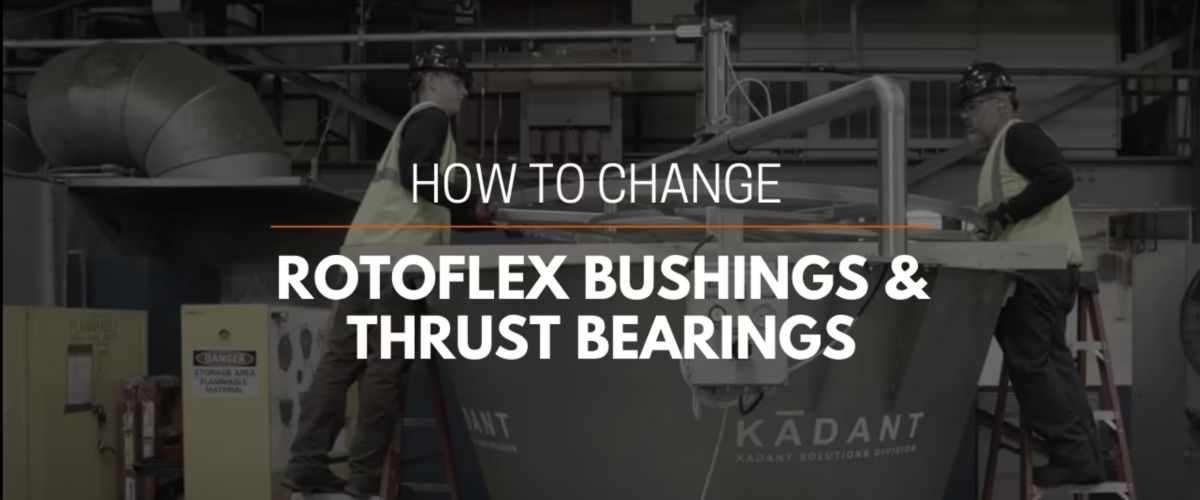 How To Change the Bushings and Thrust Bearings for the RotoFlex™  Resource Recovery Strainer