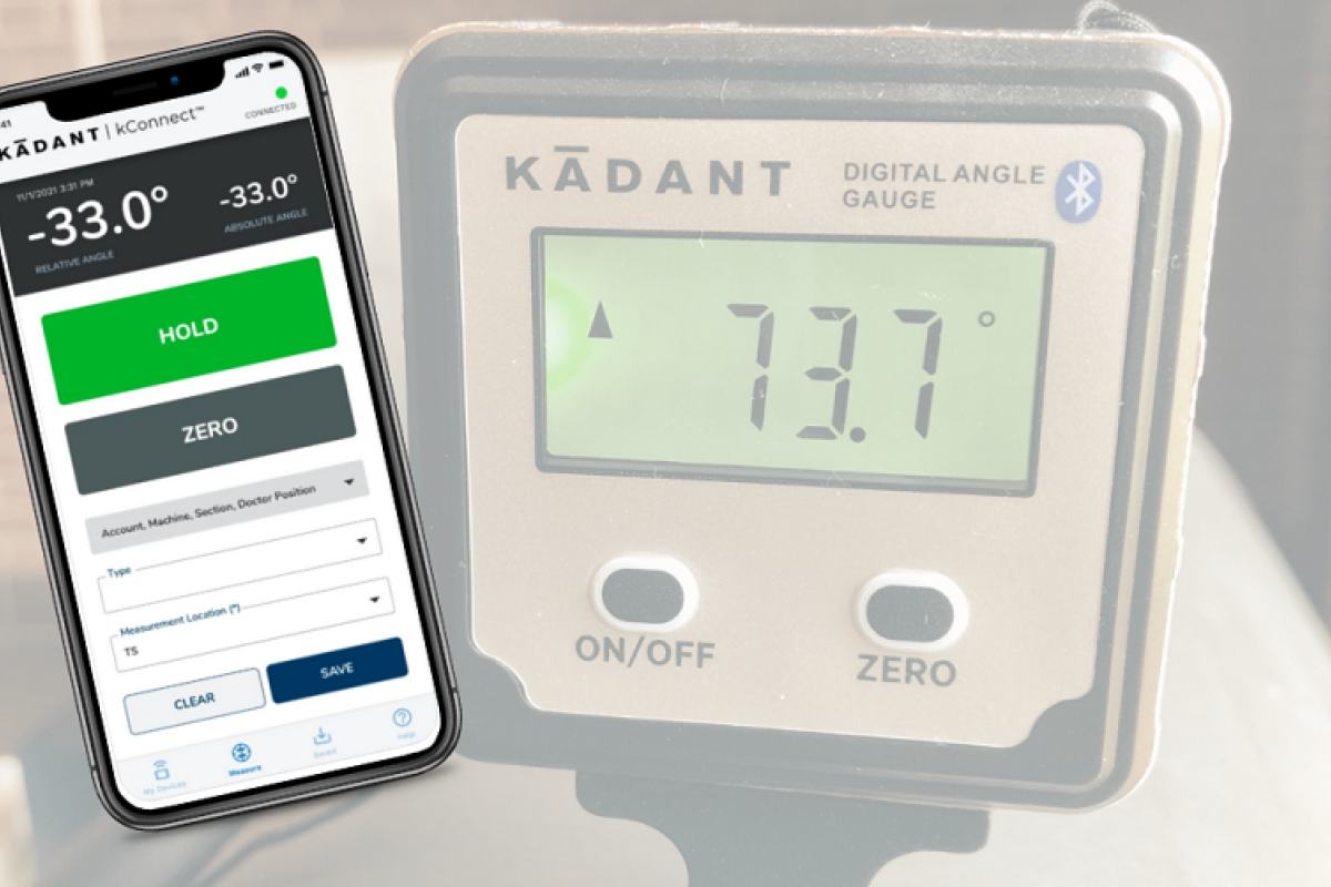 Exclusive Kadant Mobile App for the AngleSet™ Gauge